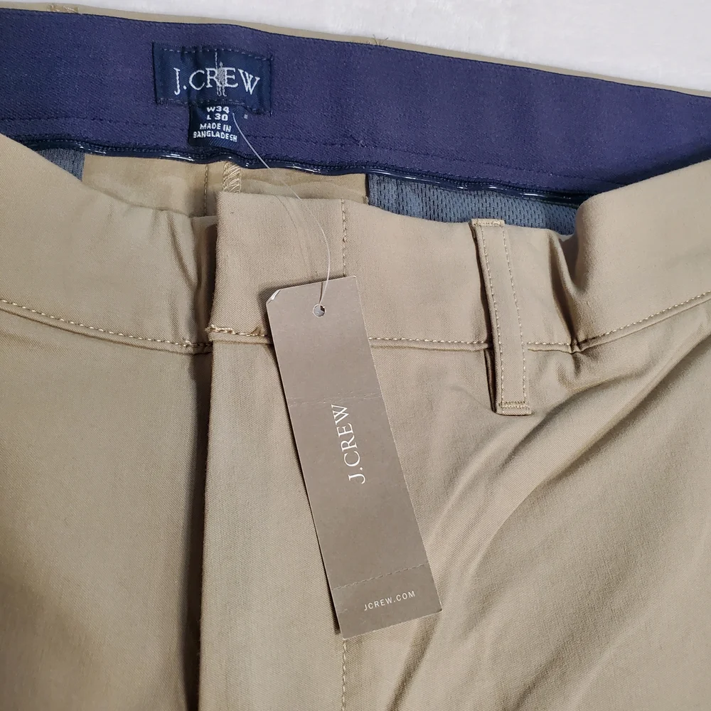 J.‎ Crew Tan Chinos Classic Straight-Leg Pants